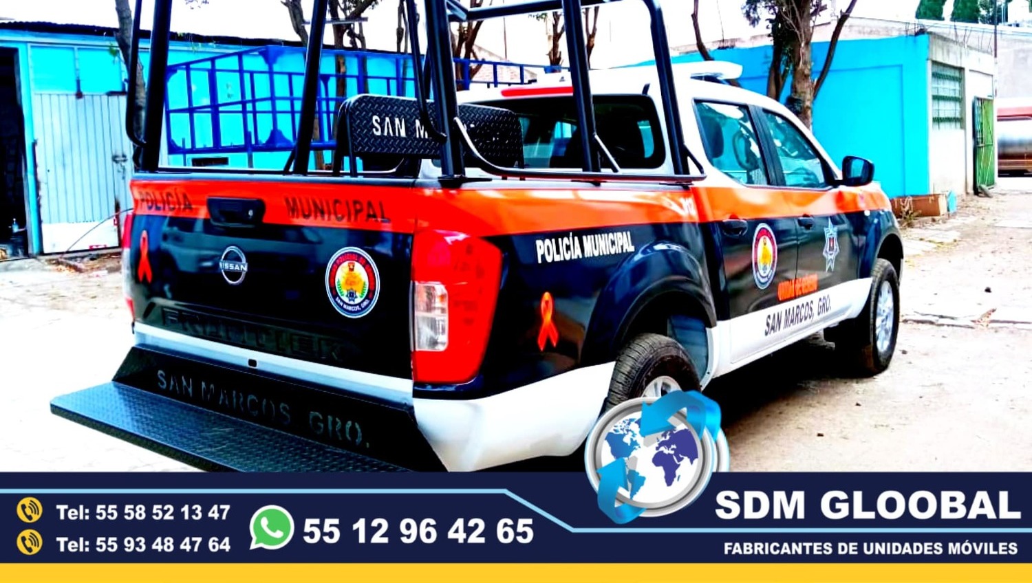 Fabricacion de defensa trasera tipo escalon para patrullas pick up 