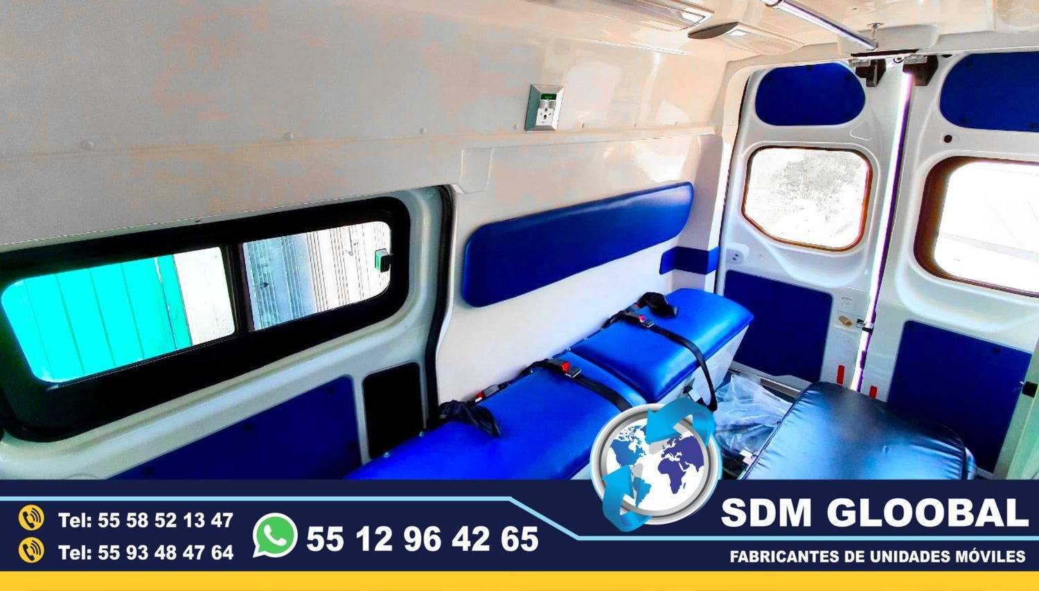 Venta de Ambulancias de Traslado de Tipo 1 y Tipo 2 en Mexico.