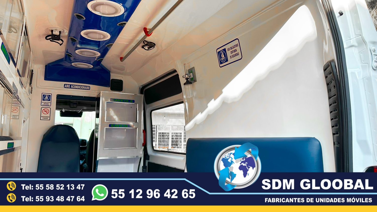 Venta de Ambulancias de Traslado de Tipo 1 y Tipo 2 en Mexico.