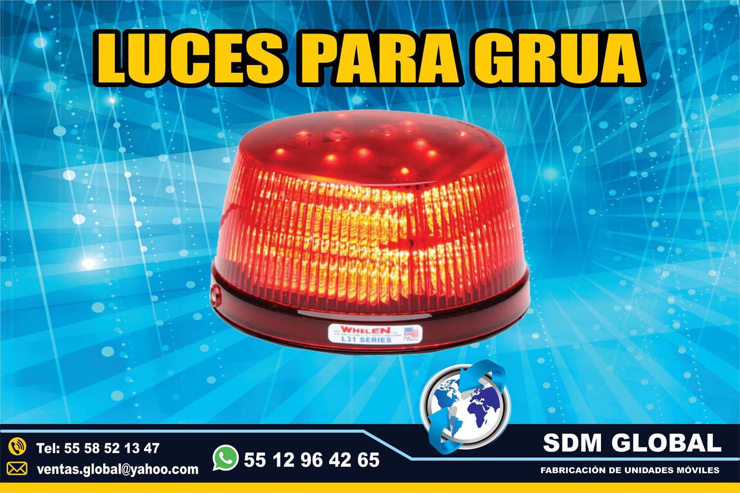 Venta de Luces Perimetrales Auxiliares para Gruas