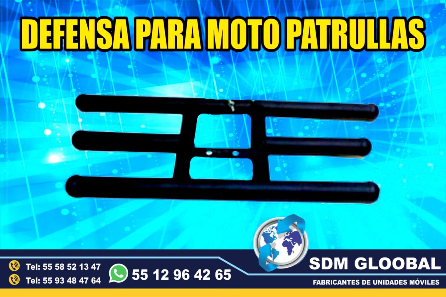 Fabricacion y venta de Tumbaburros burrera para Motopatrullas 