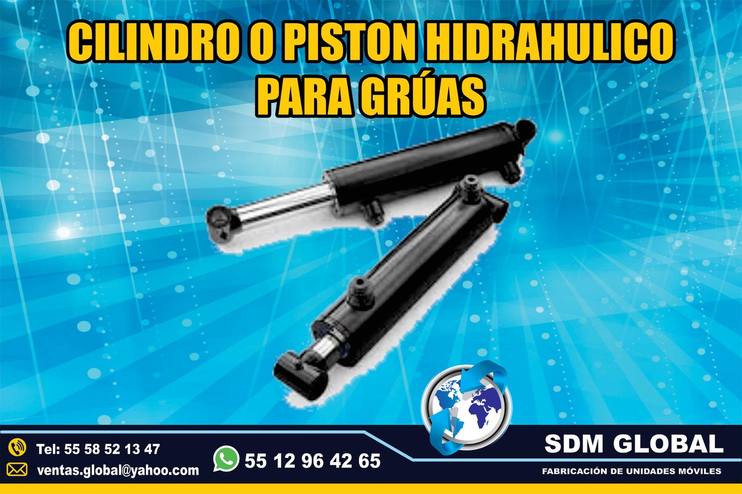 Venta de Pistones hidrahulicos para gruas <br>
