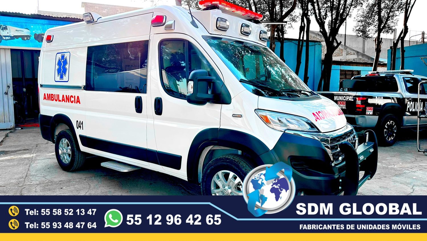 Venta de Ambulancias de Traslado de Tipo 1 y Tipo 2 en Mexico.