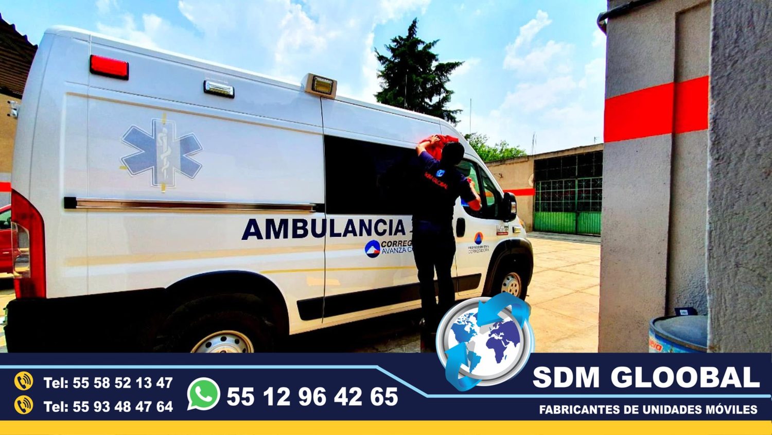 Venta de Ambulancias de Traslado de Tipo 1 y Tipo 2 en Mexico.