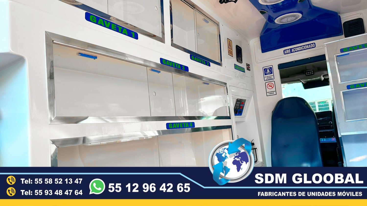 Venta de Ambulancias de Traslado de Tipo 1 y Tipo 2 en Mexico.