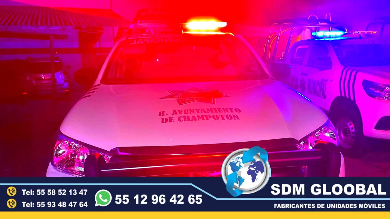 Instalacion de equipo, luces y comunicacion para patrullas 