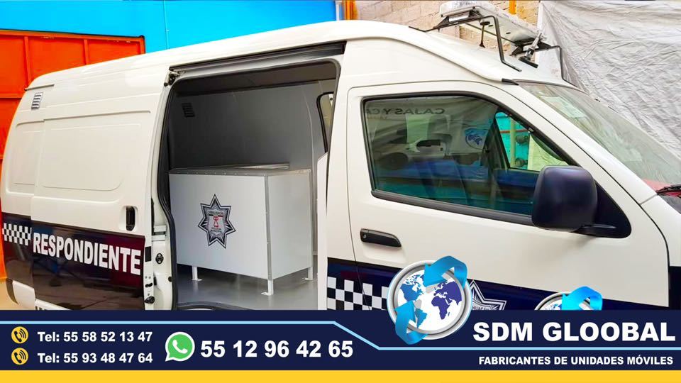Venta de Unidades Moviles de Primer Respondiente de seguridad publica municipal oficina movil     