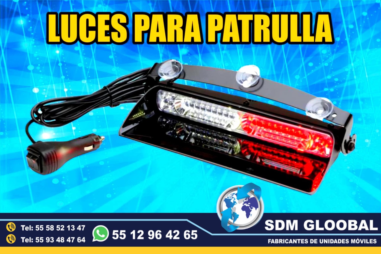 Venta de Torretas, Minitorretas, luces auxiliares color ambar 