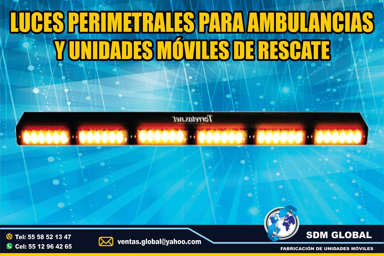 Venta de Luces Perimetrales para Ambulancias de Trasladol 