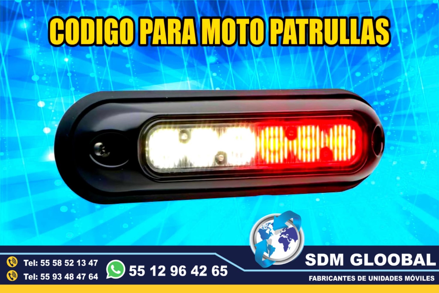 Venta de Luces para escolta, ministerial, ficalia, auxiliares 
