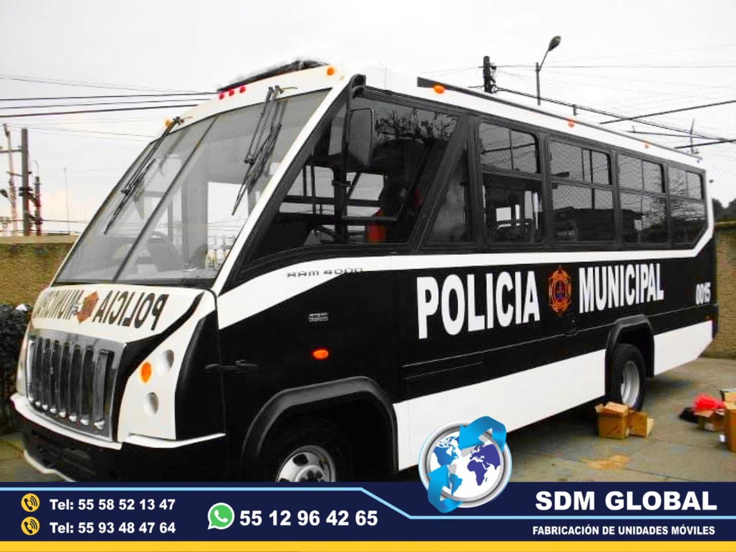 Venta unidad movil para traslado de personal de seguridad publica     