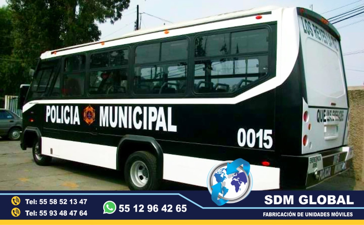 Venta unidad movil para traslado de personal de seguridad publica     