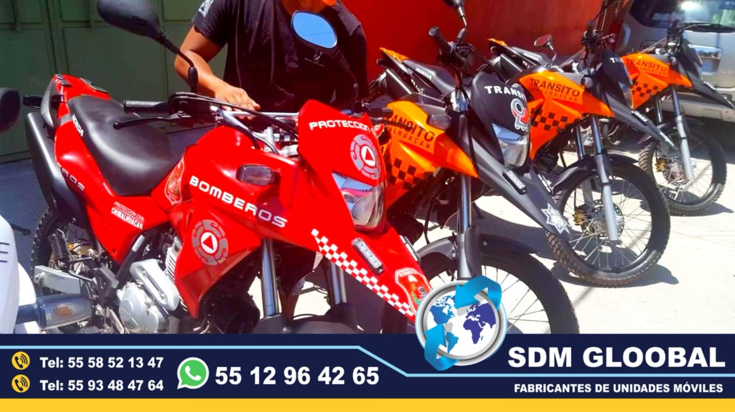 Venta Fabricacion Conversion y Equipamiento de MotoPatrullas cuatrimotos bicicletas     