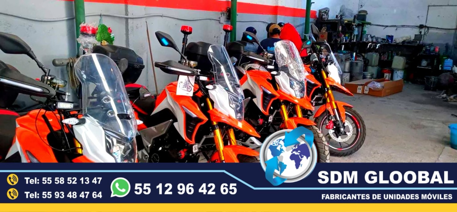 Venta Fabricacion Conversion y Equipamiento de MotoPatrullas cuatrimotos bicicletas  