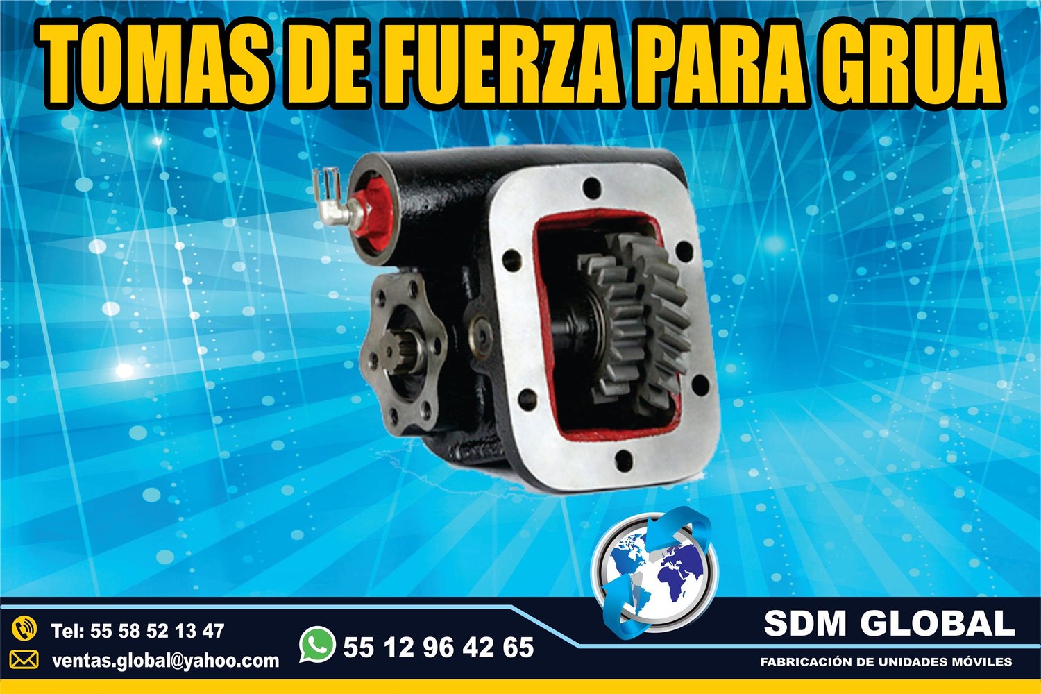 VENTA DE TOMA DE FUERZA para gruas