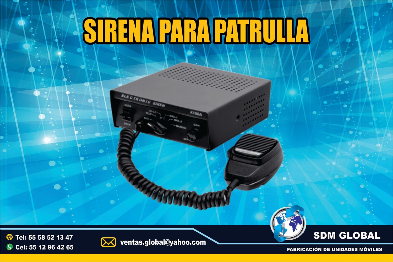 VENTA DE <span style="font-weight: bold;">sirena</span> y equipo para ambulancias MARCA Federal Signal 