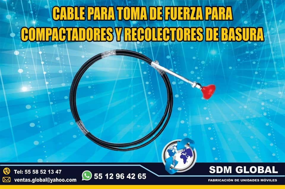 Venta de Cable o chicote para toma de fuerza Rampas Hidrahulicas