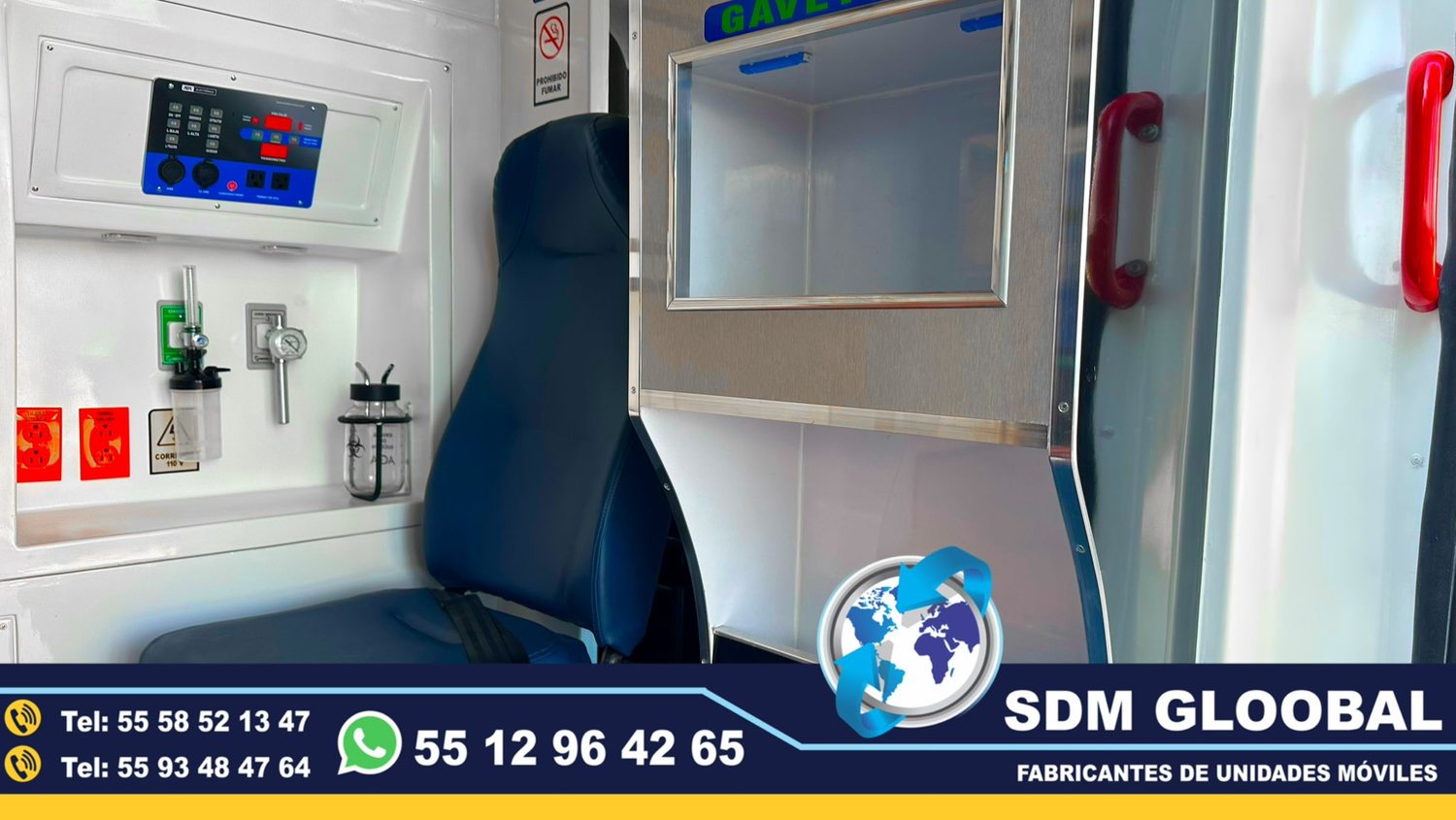 Venta de Ambulancias de Traslado de Tipo 1 y Tipo 2 en Mexico.