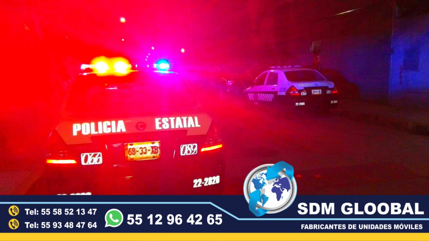 Rotulacion, balizamiento, cromatica de Patrullas, Ambulancias, Gruas. 