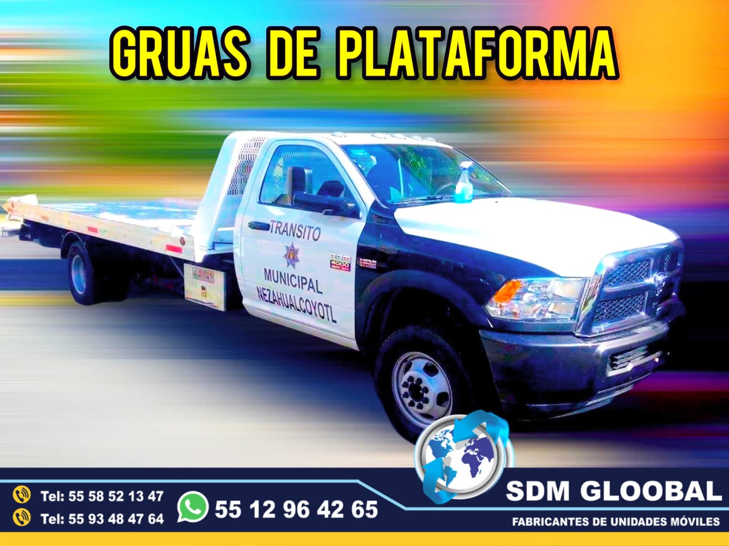 Fabricacion de Gruas de Salvamento Rescate para Transito