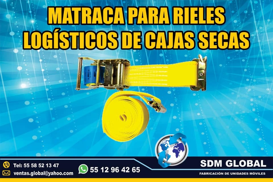 Matraca para carrocerias y cajas secas plataformas remolques