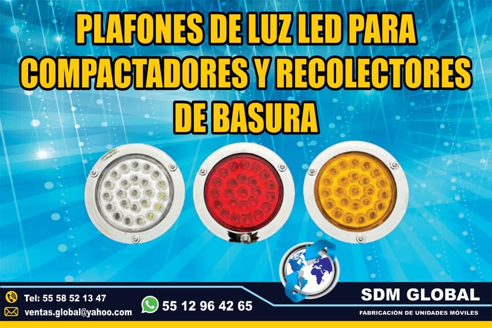 Venta de Plafones de Led para compactadores Rampas Hidrahulicas