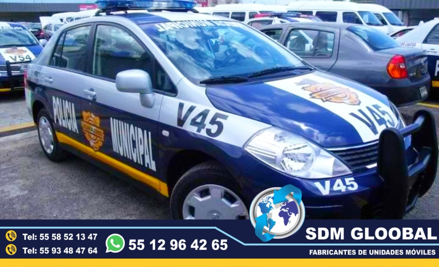 Fabricantes de Patrullas Sedan  Conversion Equipamiento Venta<br>