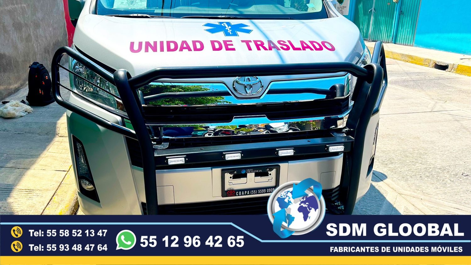 Venta de Ambulancias de Traslado de Tipo 1 y Tipo 2 en Mexico.