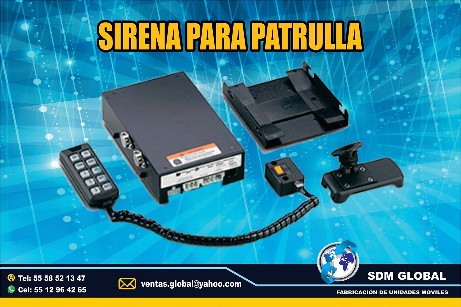 VENTA DE <span style="font-weight: bold;">sirena</span> y equipo para ambulancias MARCA EPCOM System <br>
