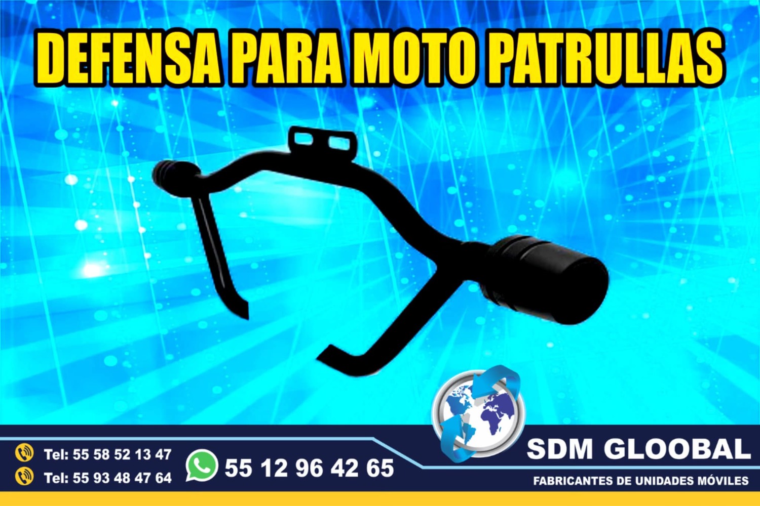 Fabrica y venta de Tumbaburros burrera para Motopatrullas 