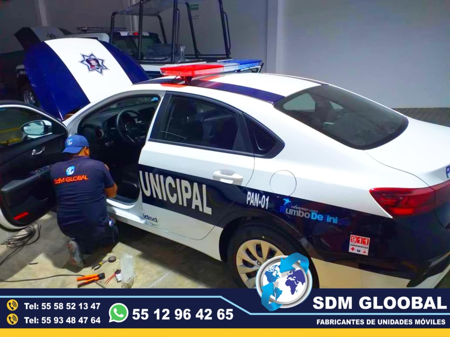 Fabricantes de Patrullas Sedan  Conversion Equipamiento Venta<br>