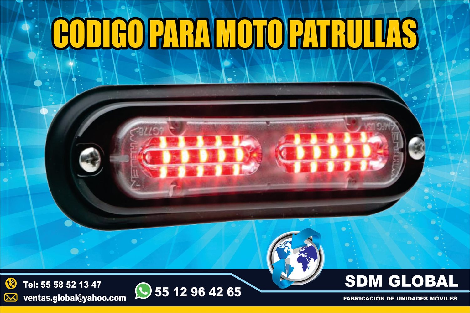 Venta de Luces Perimetrales para Ambulancias de Traslado Tipo I, II 