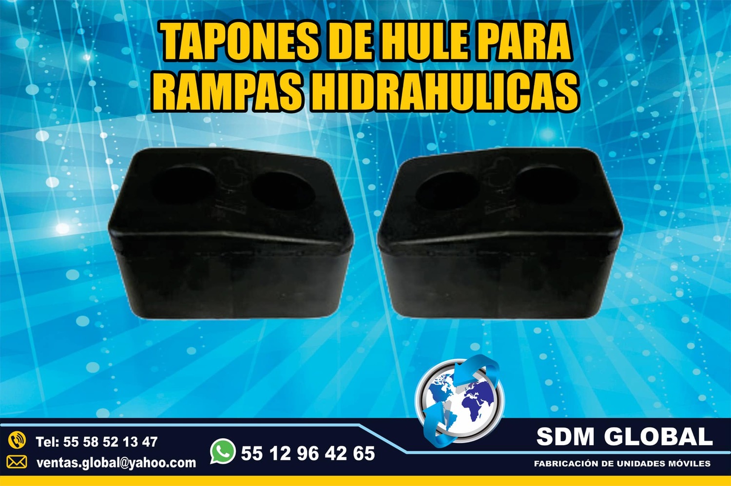 Venta de Tacones o topes para Rampas Hidrahulicas  