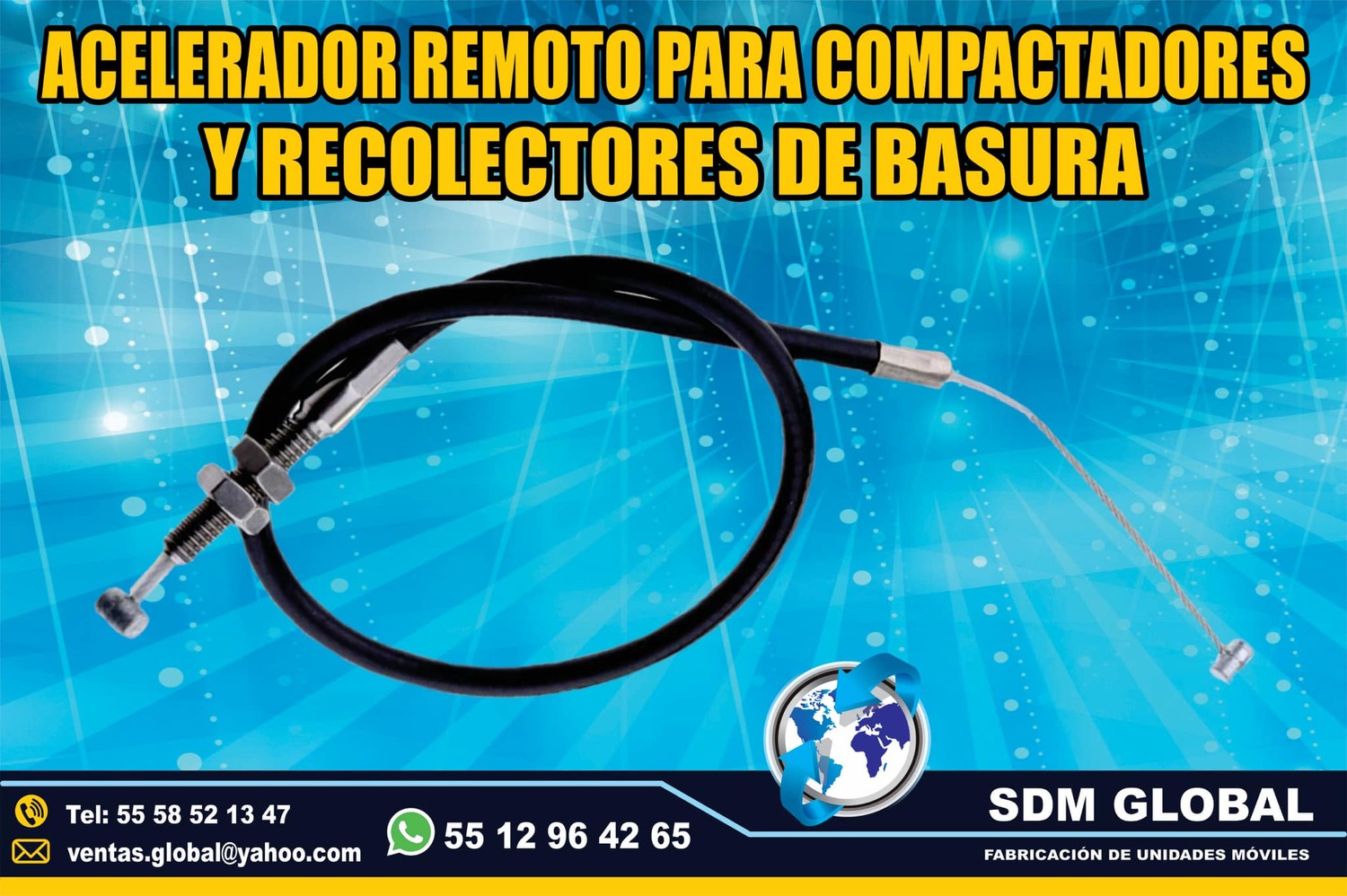 Venta de Acelarador remoto Rampas Hidrahulicas