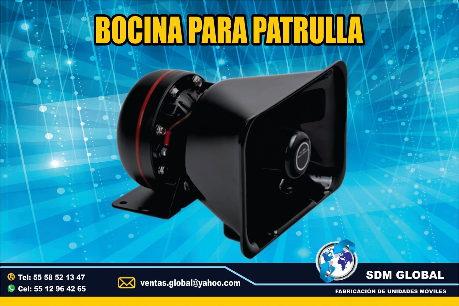 VENTA DE <span style="font-weight: bold;">bocina</span> y equipo para ambulancias MARCA EPCOM System <br>