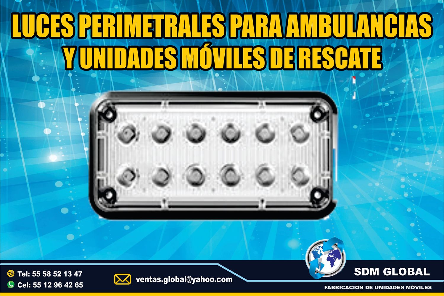Venta de Luces Perimetrales para Ambulancias de Traslado 