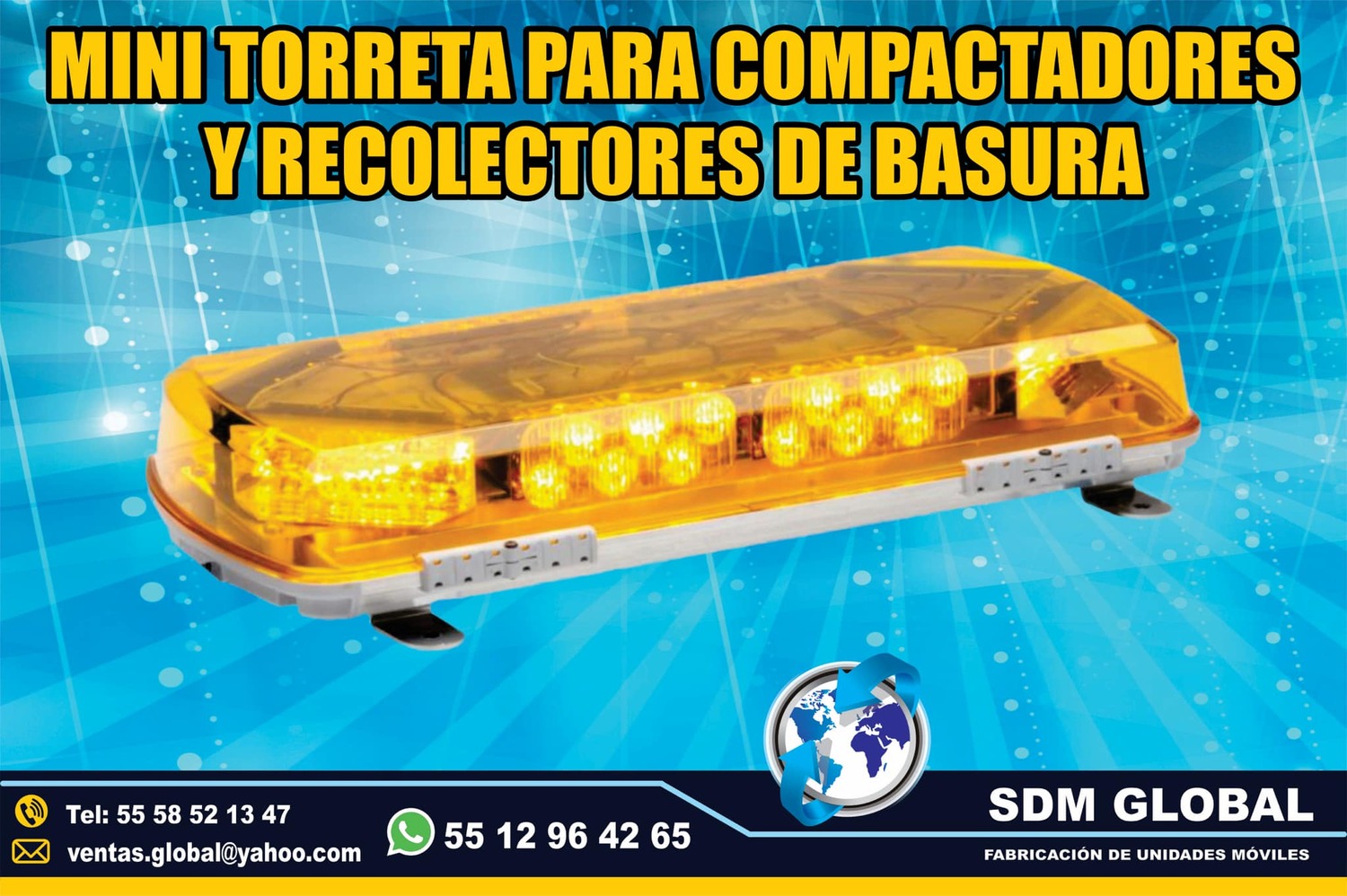 Mini torreta ambar para Rampas Hidrahulicas  