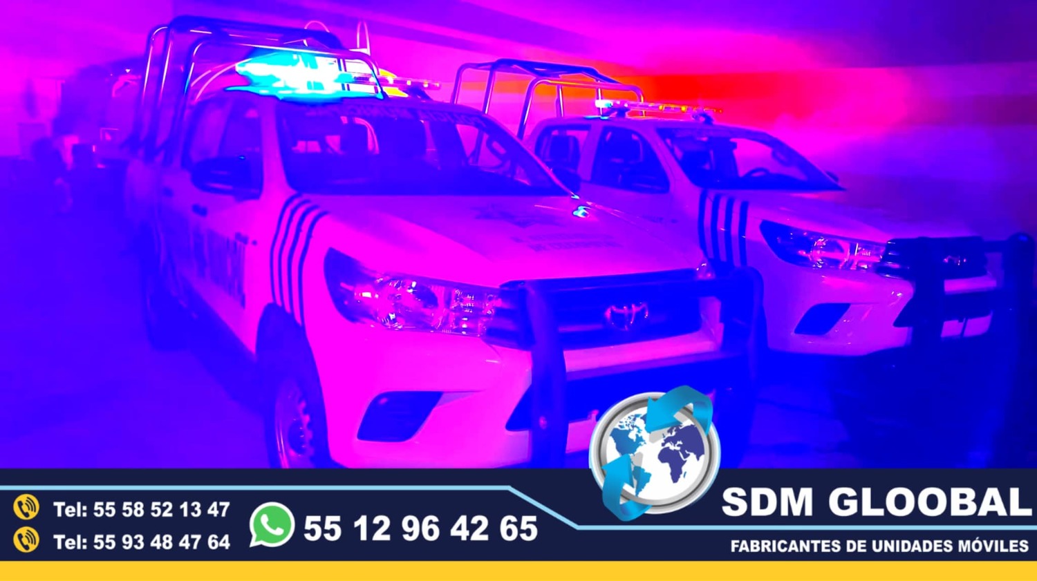 Instalacion de equipo, luces y comunicacion para patrullas 