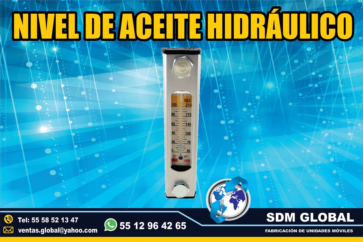 VENTA DE NIVEL DE ACEITE HIDRAHULICO