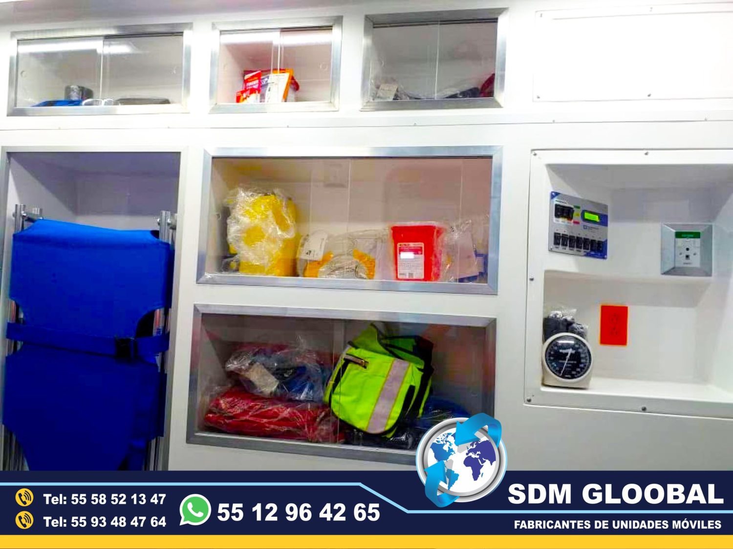 Venta de Ambulancias de Traslado de Tipo 1 y Tipo 2 en Mexico.