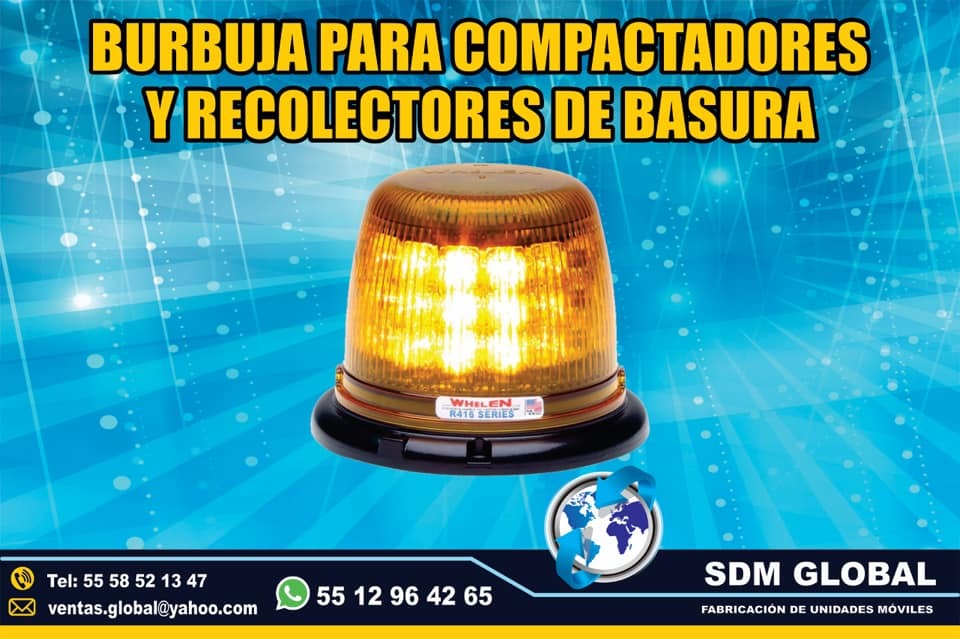 Venta de Mini torreta ambar para Rampas Hidrahulicas 
