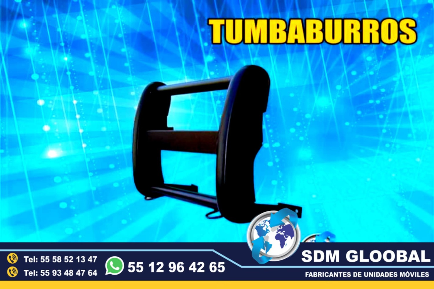 Fabricacion y venta de tumbaburros para patrullas sedan carros 