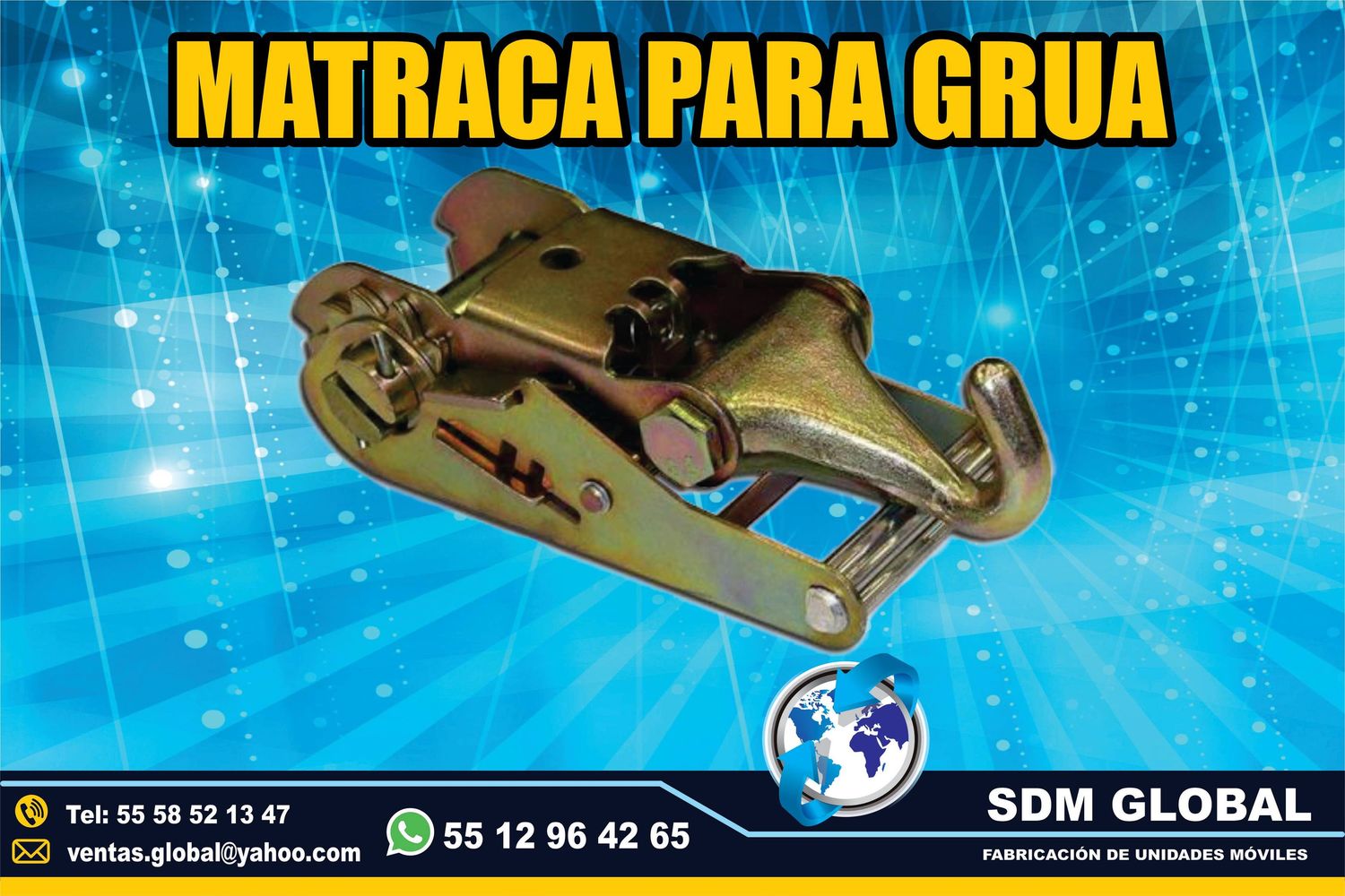 VENTA DE MATRACAS DE AMARRE para gruas <br>