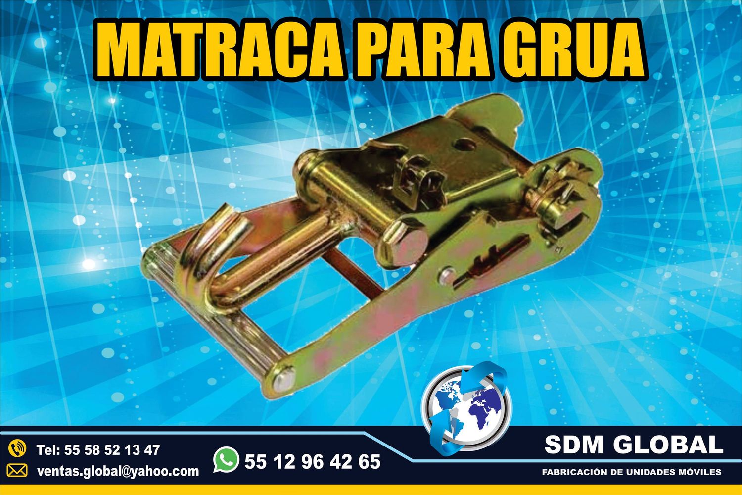 VENTA DE MATRACAS DE AMARRE para gruas <br>