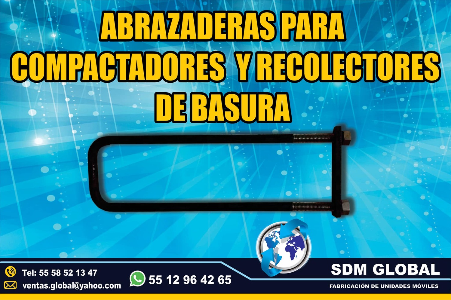 Venta de Abrazaderas para compactadores Rampas Hidrahulicas