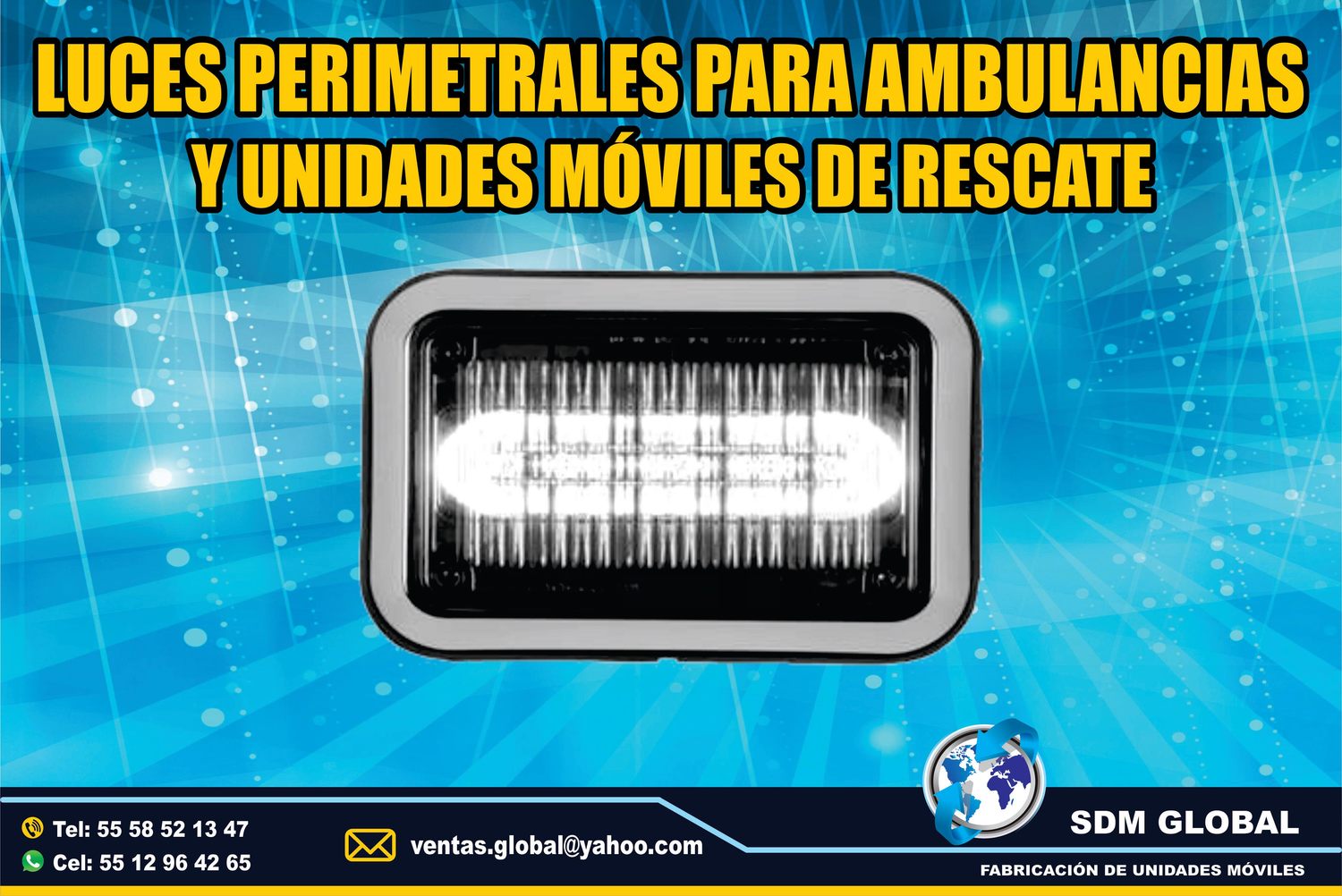 Venta de Luces Perimetrales para Ambulancias de Traslado Tipo I, II 